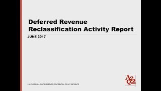 #114 | Deferred Revenue Reclassification Activity Report in NetSuite