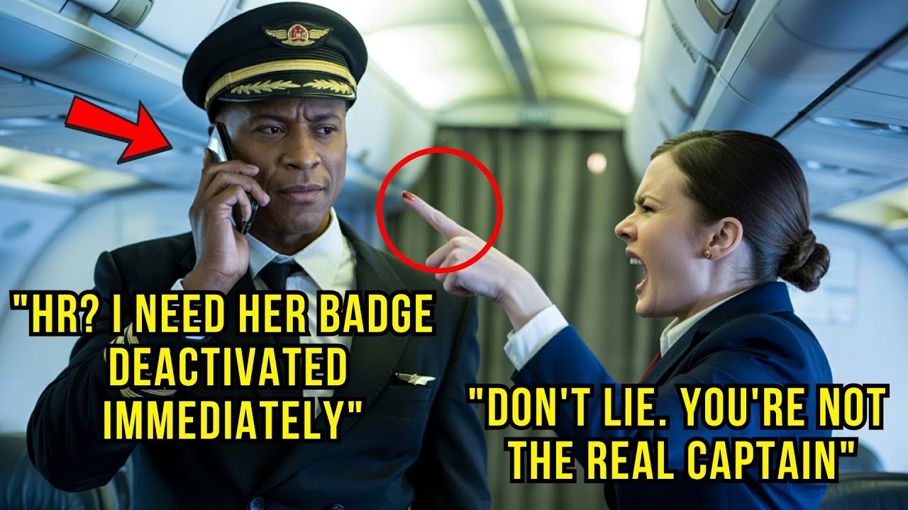 Flight Attendant Accuses a Black Pilot of Lying— Then He Makes One Call, And She’s Fired on the Spot