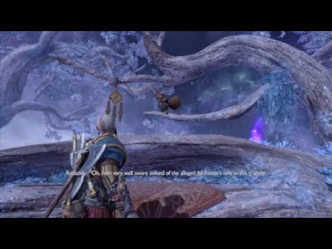 God of War Ragnarok - Talking to Ratatoskr about Nidhogg's death