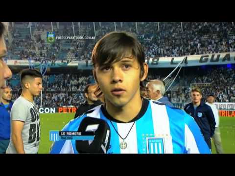 Romero: "Esto es un grupo". Racing 1 - Independiente 2. Liguilla Pre Libertadores 2015. Final. FPT.