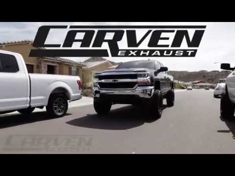 CARVEN EXHAUST SILVERADO SIERRA 2014-2017 EXHAUST KIT "COMPETITOR SERIES" INSTALL