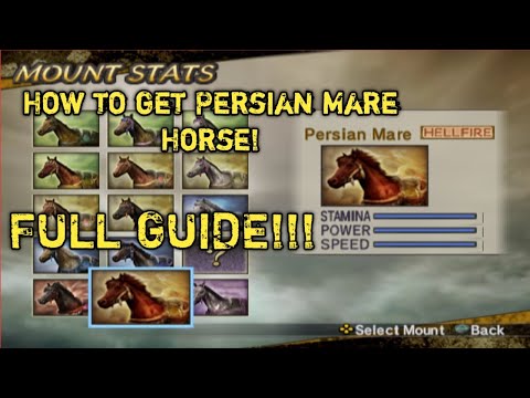 Samurai Warriors 2 Xtreme Legends - Full Guide How to Get Persian Mare Horse! #sw2xl #Gameswarrior