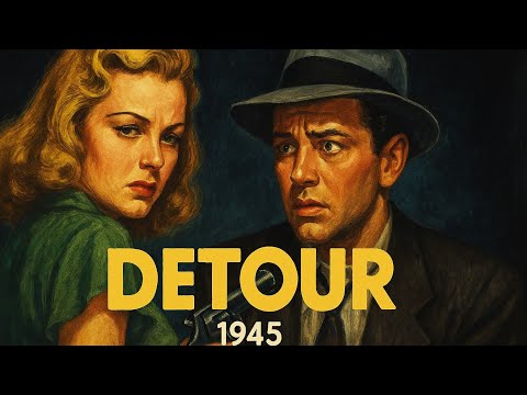 Detour | 1945 | Full Movie | Crime | Drama | Thriller | Public Domain