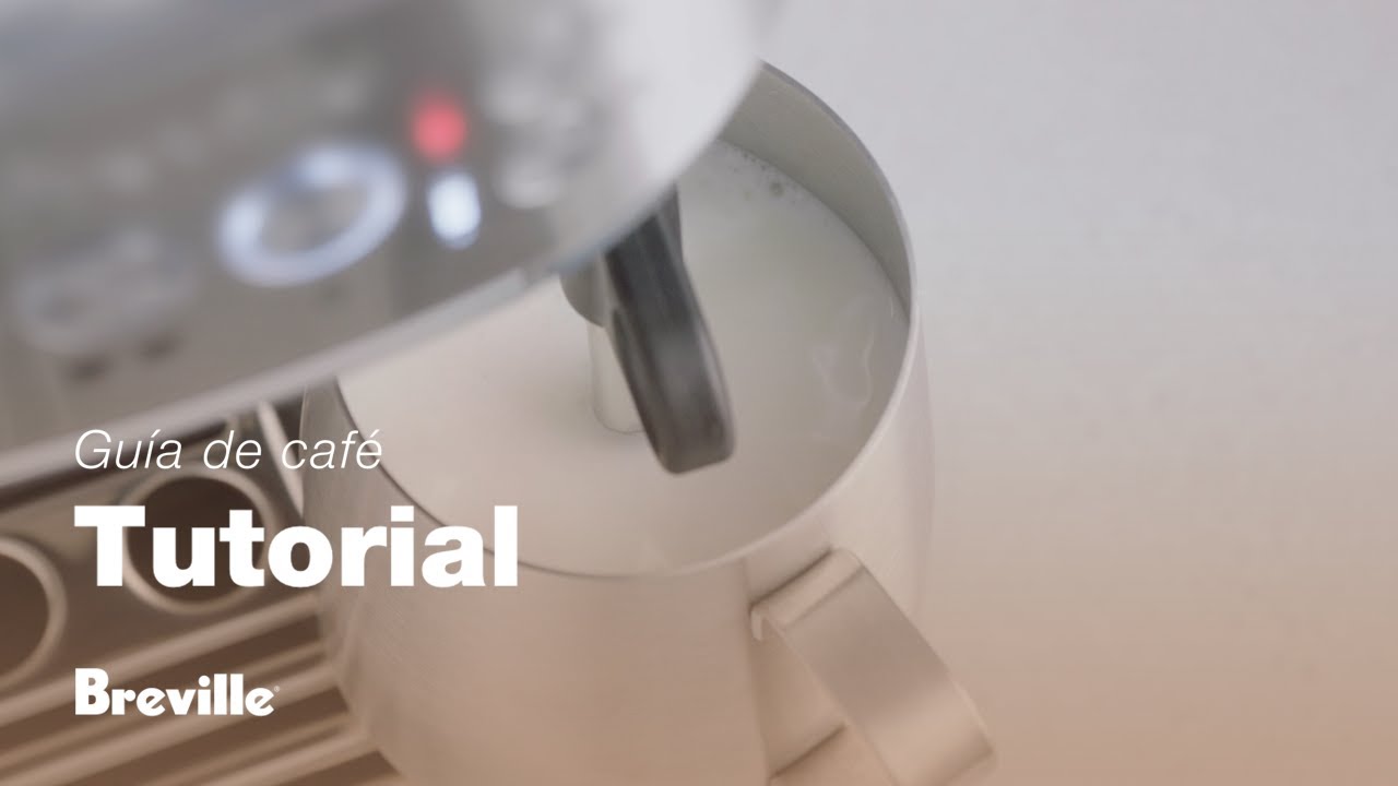 Tutorial de guía de café de Breville - Cómo texturizar automáticamente la leche