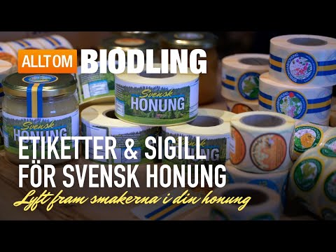 Honungsetiketter och sigill för din honung | Biodling