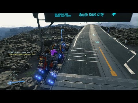 DEATH STRANDING DIRECTOR'S CUT, motorcycle ride close call.