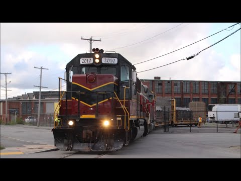 First freight train since 1990's at Shoreline Resources - New Bedford, MA - 8/30/2022