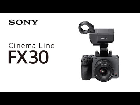 SONY ILME-FX30 Mirrorless Camera Body with XLRHandle|Super35