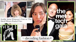 met gala BOYCOTT, wtf is up with Anna Wintour, analogue fashion trend, Emma's vogue cover &more!!