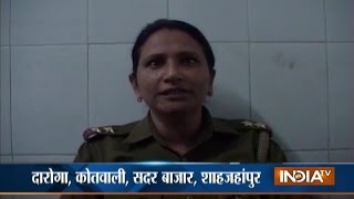 UP: Lady cop asks biker for papers, gets beaten up