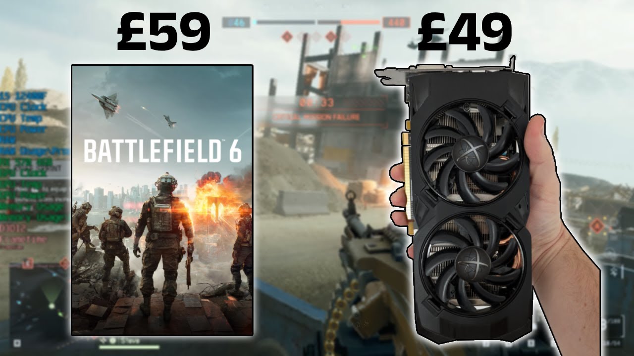 Playing Battlefield 6 on a graphics card that cost less than the game - YouTube
