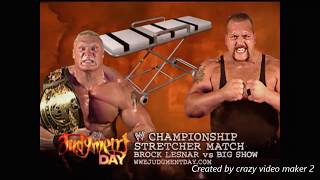 Brock Lesnar vs The Big Show - Judgement Day 2003