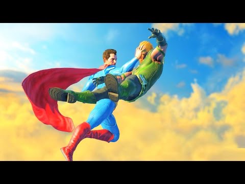 Injustice 2 All Super Moves on Green Arrow (No HUD) 4K UHD 2160p Video