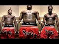 Amazing Physique Black Muscle Guy Posing Flexing LOUIE SMALLS