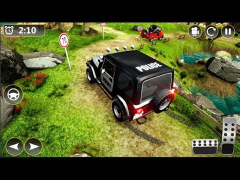 Offroad Police Jeep 4x4 Driving & Racing Simulator Android Gameplay
