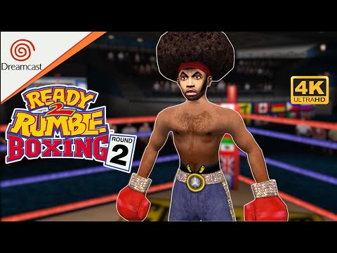 Ready 2 Rumble Boxing Round 2 - Dreamcast - Widescreen Gameplay 4K 60 FPS
