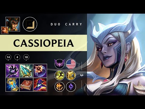Cassiopeia Carry vs Ezreal - NA Master Patch 25.24
