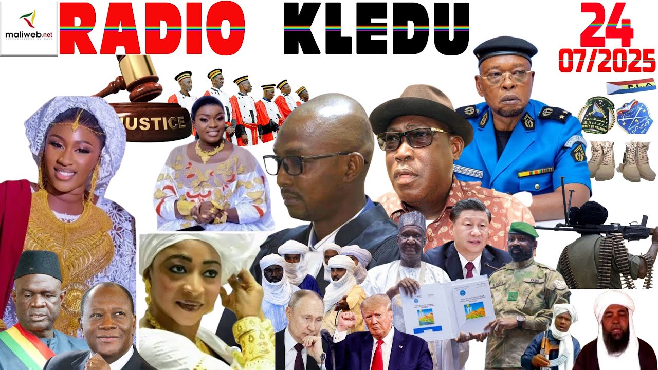La Revue de Presse de la RADIO KLEDU du 24 Juillet 2025