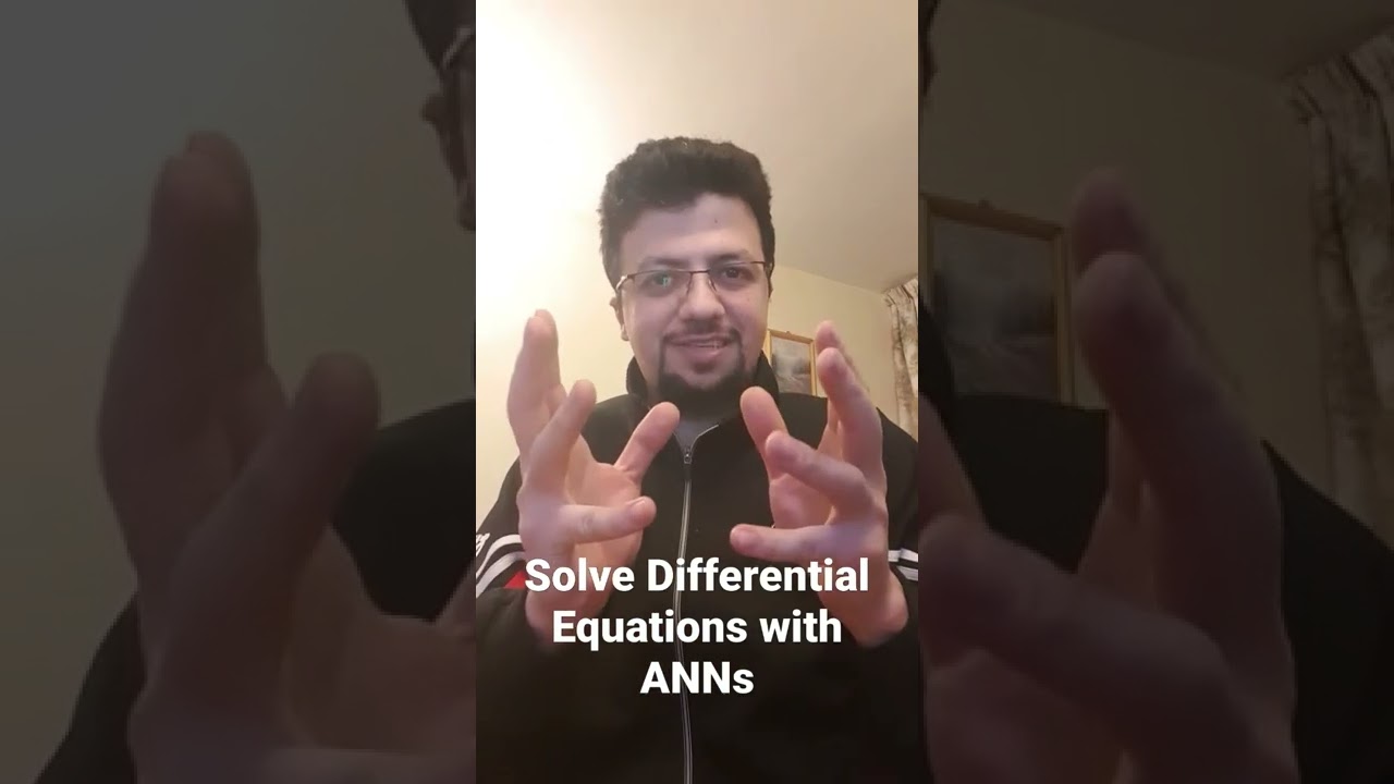 Machine learning and differential equations | ANNs can solve them!