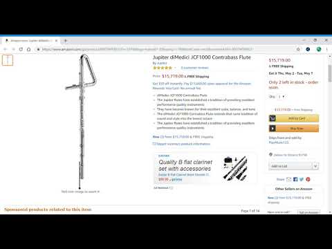 Jupiter diMedici JCF1000 Contrabass Flute