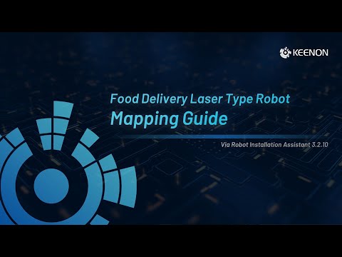 Food Delivery Laser Type Robot Mapping Guide