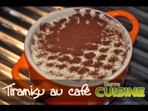 Recette du tiramisu traditionnel au café par Hervé Cuisine
