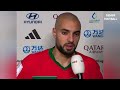 Sofyan Amrabat Gets Emotional And Cries During Post Match Interview After Morocco Beat Spain.