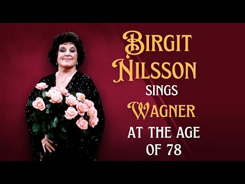 Birgit Nilsson sings Wagner at the age of 78 without a microphone!🔥