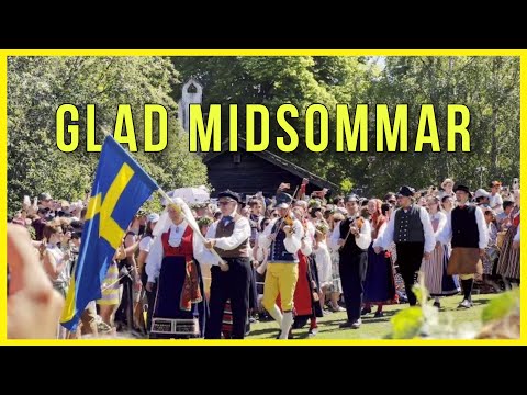 Midsommarafton (Midsummer's Eve) in Stockholm | Midsommar Skansen Stockholm Sweden celebration