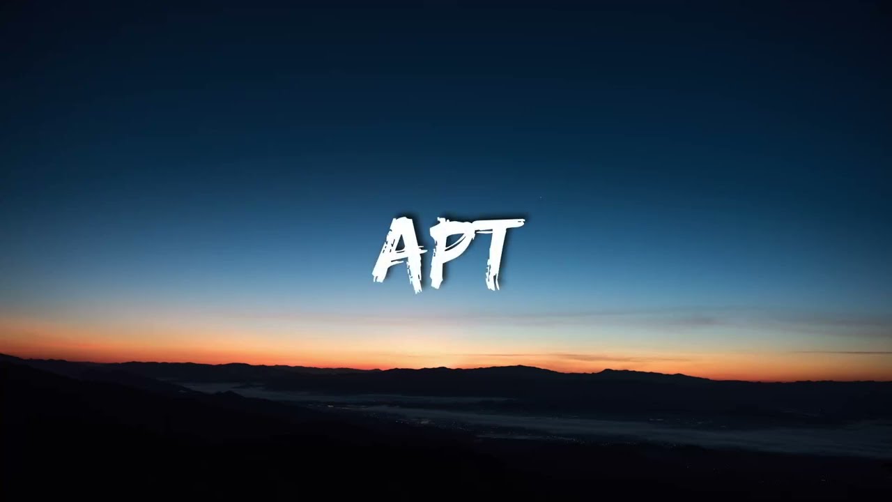 ROSÉ & Bruno Mars - APT. lyrics video