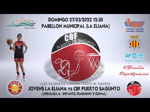Videohighlights Jovens La Eliana - Infantil B La Costanera CBF Puerto Sagunto (J6 LIGA 21-22)