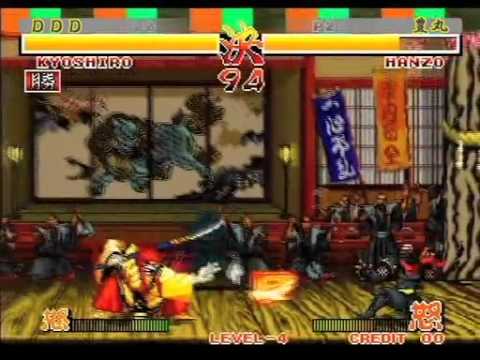 SamuraiShodown197 Senryo Kyoshiro vs Hanzo Hattori --北河内武芸帳--侍魂