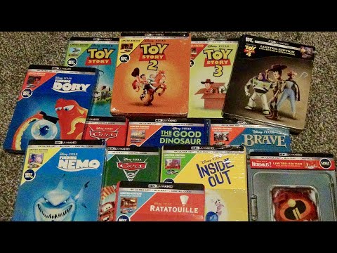 The Complete Disney/Pixar 4K Ultra HD Blu-Ray Steelbook Collection from Best Buy