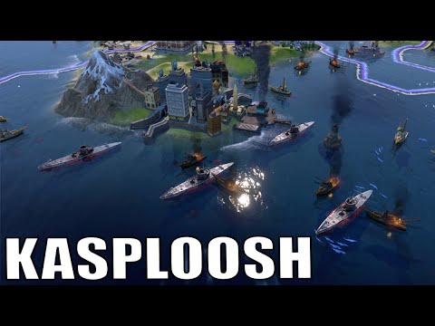 Civ 6 | KASPLOOSH Goes The U-Boat - Sorry World (#4 Germany Deity ++ Civilization VI)