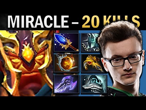 Ember Spirit Dota Gameplay Miracle with 20 Kills and Shivas