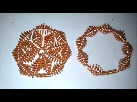 How to Make 4 New Super Strong Coil Designs With Copper Cone Spheres - Energetic Copper Art Video