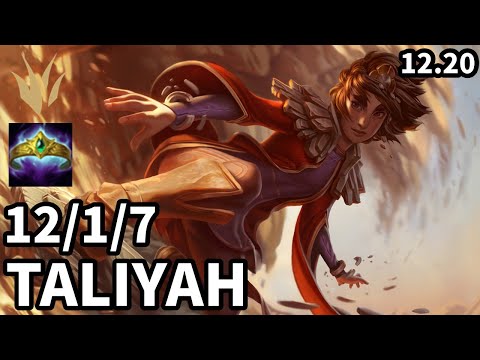 Taliyah Jungle vs Talon - Ranked Grandmaster - Patch KR 12.20