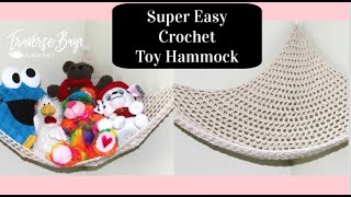 DIY Crochet Toy Storage Hammock | Easy and Stylish Organizer for Kids' Rooms