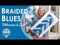 Easy Jelly Roll Quilt Tutorial | Braided Blues Quilt with Jelly Braid Paper