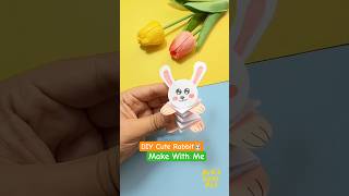 DIY Origami Cute Paper 🐇Rabbit/ Bunny |Fun paper toy craft for kids #diy #origami #rabbit #ytshort