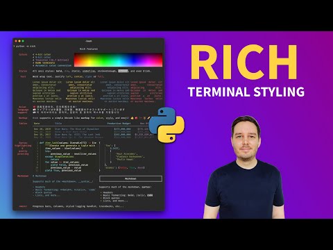 Beautiful Terminal Styling in Python With Rich