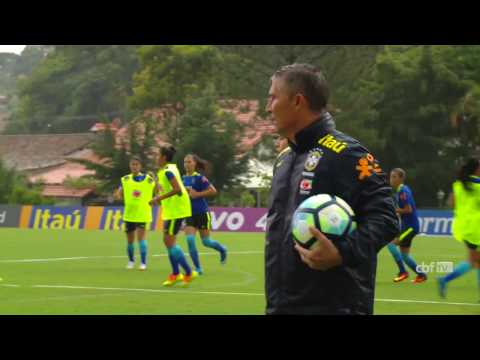 Em 1 minuto: treino da Seleção Brasileira Feminina Sub-20 na Granja Comary