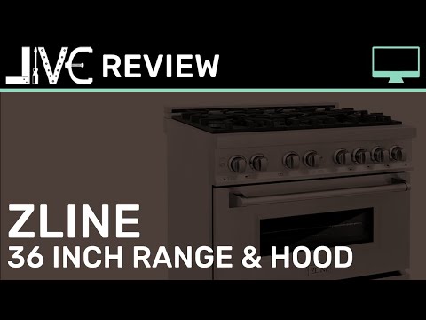 ZLINE 36 in. Classic Gas Range with 6 Burner DuoPro Cooktop and Gas Oven in Black Stainless Steel video review thumbnail