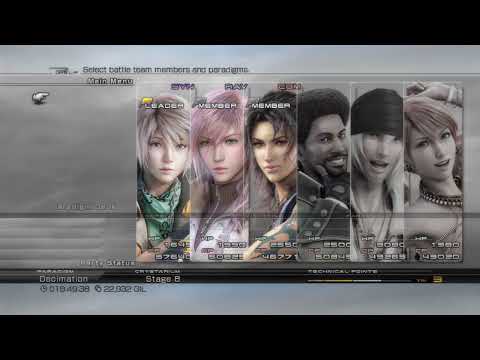 Final Fantasy XIII - All Missions 5-Stars (No Shrouds, No Preemptive Strikes, No Summons)