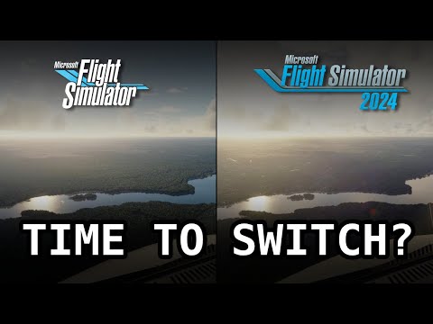 MSFS 2020 vs 2024 | Ultra Settings - Stock | Approach at EDDB 24R (Fenix A320 BFU 2)