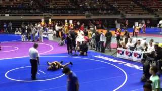 USA Wrestling Folkstyle Championship 2015, Lil B, Match 1