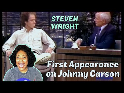 STEVEN WRIGHT DELIVERS HIS FIRST APPEARANCE ON THE JOHNNY CARSON SHOW | REACTION