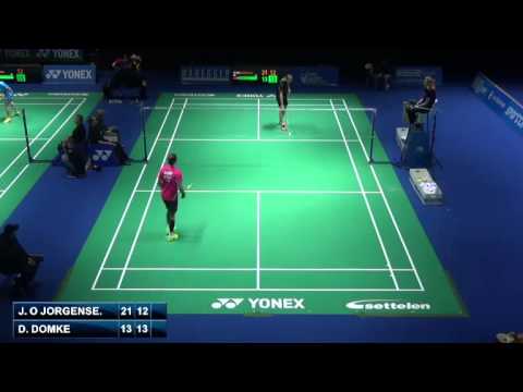 R16 - MS - Jan O Jorgensen vs Dieter Domke - 2014 Swiss Badminton Open (F 6-4)