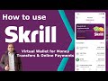 How to use Skrill | Open Skrill Account - Virtual Wallet