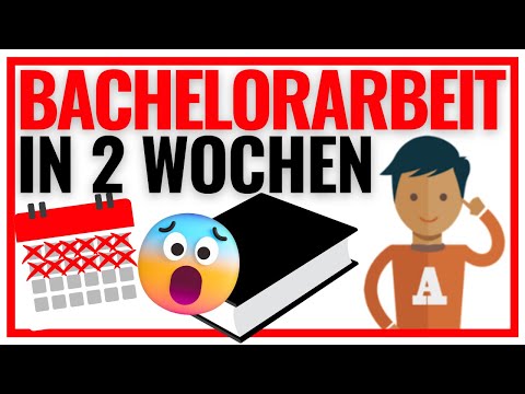 Bachelorarbeit in 2 Wochen schreiben (7-Schritte Notfall-Plan) 🚀📅